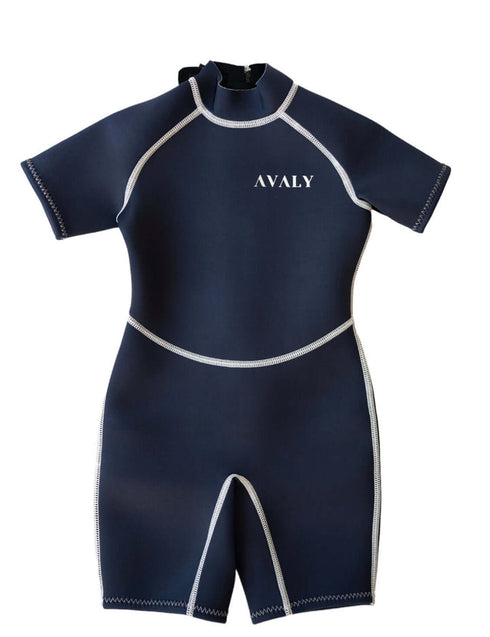Kids Short Wetsuit  in Dark Navy